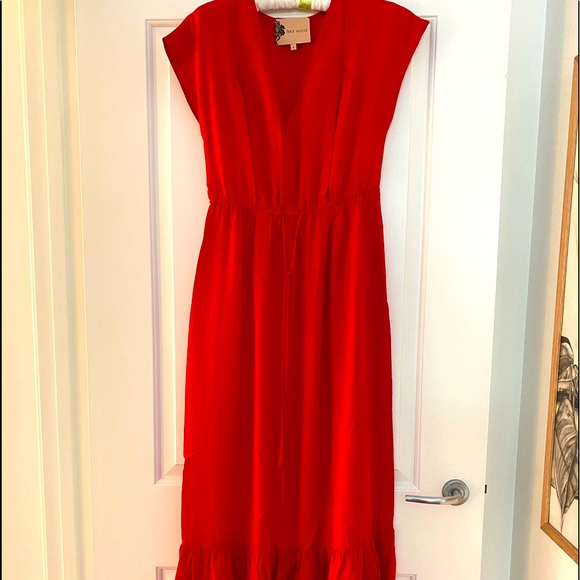 Fleur wood Dresses & Skirts - FLEUR WOOD Silk Maxi Dress size 1